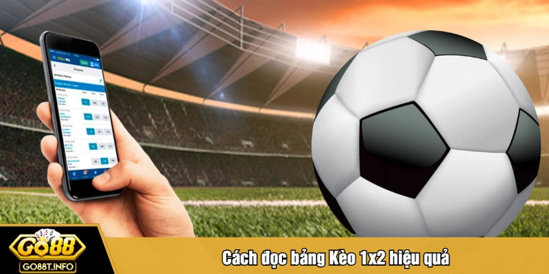 Cách đọc bảng Kèo 1x2 hiệu quả