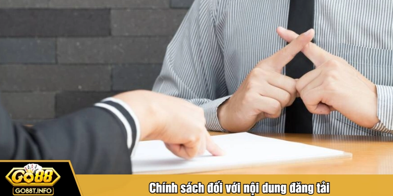 Chính sách đối với nội dung đăng tải