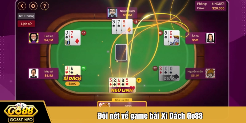 Đôi nét về game bài Xì Dách Go88