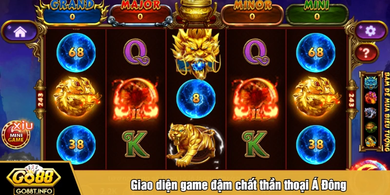 Giao diện game đậm chất thần thoại Á Đông