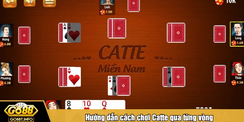 Hướng dẫn cách chơi Catte qua từng vòng