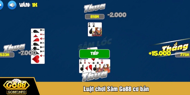 Luật chơi Sâm Go88 cơ bản